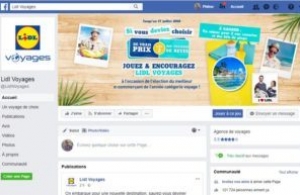 Lidl Voyages s’appuie sur Facebook