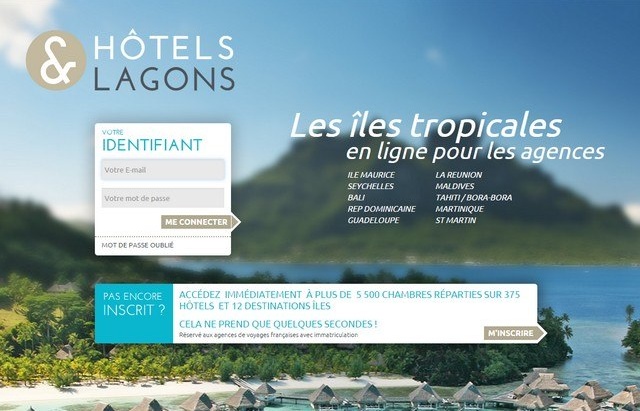 Hotels-lagons.com recommandé par Selectour Afat
