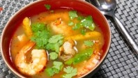 Une vraie soupe Thaie aux crevettes