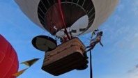 Un cirque en montgolfière au-dessus de Stockholm