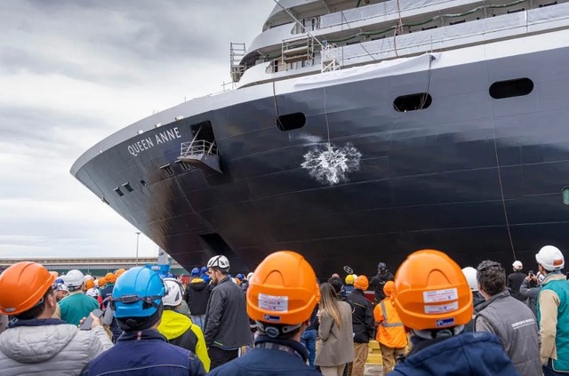 Cunard accueille officiellement son nouveau Queen Anne