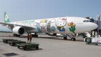 Hello Kitty aux couleurs d’Eva Air !