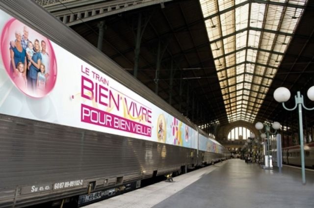 CDF, partenaire du train « Bien vivre pour bien vieillir »