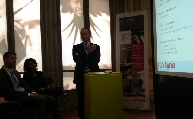 Consolidation et croissance pour TGV Lyria en 2013