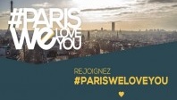 L’ Alliance 46.2 installe un logo géant ParisWeLoveYou place du Palais Royal à  Paris