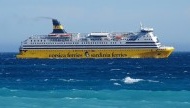 Premier accostage du Méga Andrea de Corsica Ferries à Nice