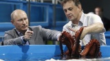 Poutine inaugure un gigantesque aquarium à Vladivostok