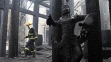 Le Kandawgyi Palace réduit en cendres