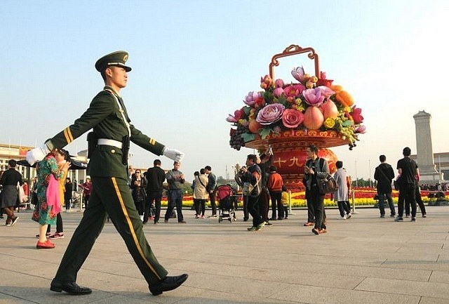 Les chinois fêtent Octobre avec faste