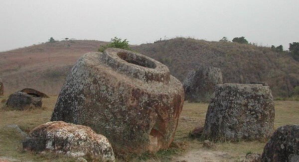 The plain of jars in Laos, a fascinating site