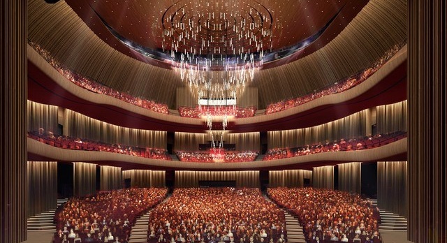The Istanbul Opera House, one of the city’s future symbols, is set up in Taksim