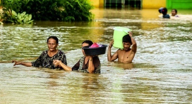 The Philippines crushed by the Usman storm