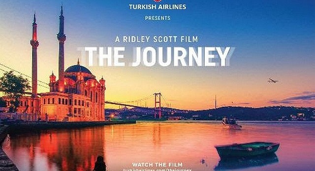 The journey by Ridley Scott at the Super Bowl final with Turkish airlines