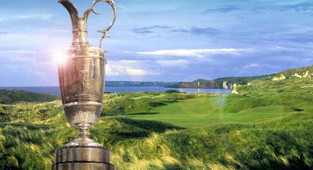 Des œuvres d’art géantes célèbrent le 14ème Open de golf en Irlande du Nord