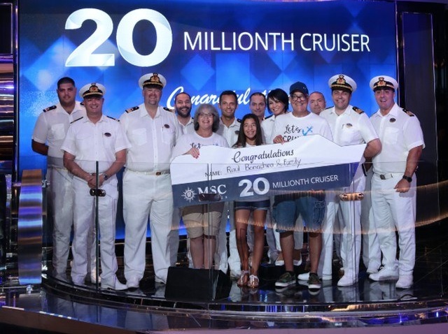 Already 20 million passengers for MSC Cruises