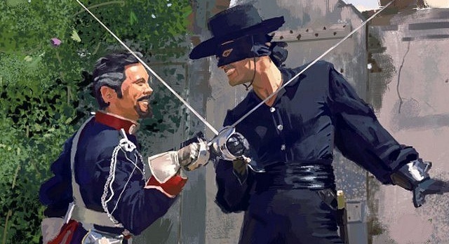Zorro tombe le masque et toujours pas une ride