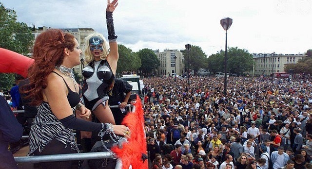 Techno parade in Paris