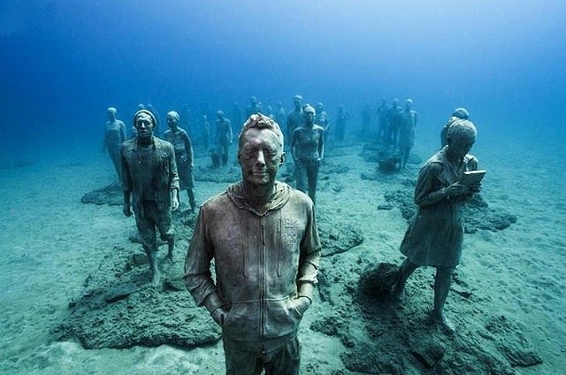 Un Musée sous la mer à Lanzarote