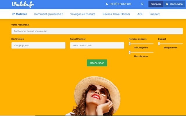Vialala, un nouveau concept de voyages sur mesure