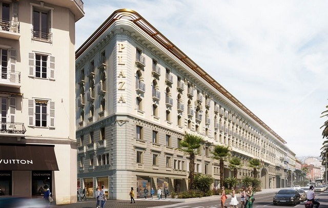 Covivio met la main sur l’Hôtel Plaza à Nice en plein travaux de rénovation