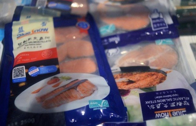 Coronavirus found in frozen seafood