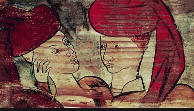 Des peintures murales médiévales datées au carbone 14
