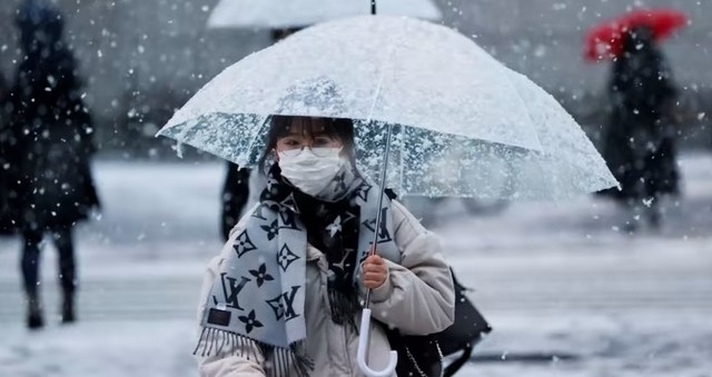 La neige bloque le tourisme au Japon