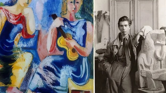Zadkine et Modigliani, ensemble solitaires
