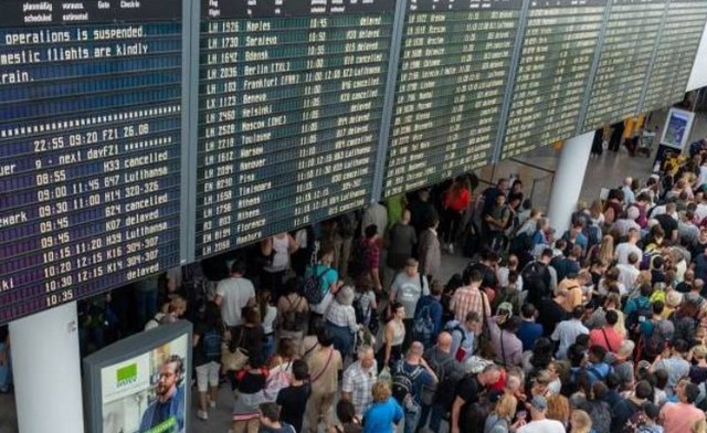 Des aéroports allemands encore bien bloqués