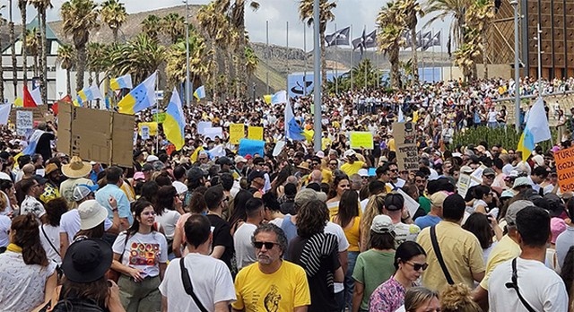 Encore une manifestation anti-tourisme aux îles Canaries