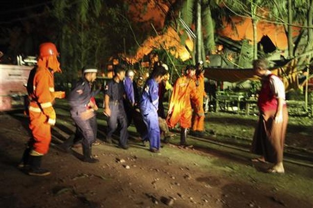 Mystérieuse explosion dans un hôtel de Rangoon