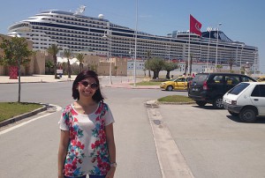 tunis-port de la Goulette-croisieres-paquebot-Maha Ben Slimane