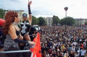 Techno parade in Paris