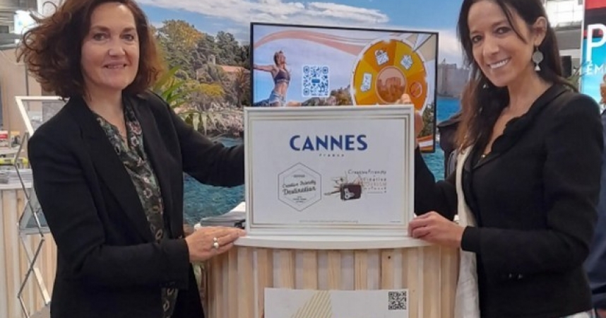 Cannes obtient désormais le label de Creative Friendly Destination