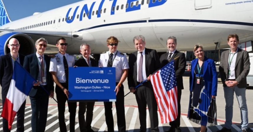United Airlines relance sa liaison directe entre Nice et Washington D.C. pour l’été 2026